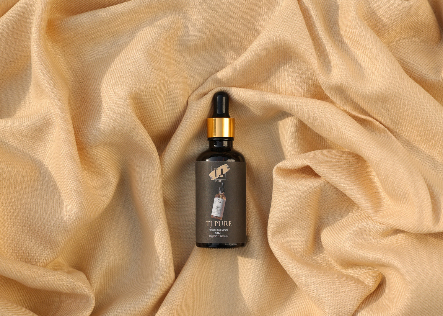 TJ PURE Organic Serum for Frizz Control and Shine